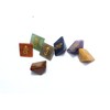 Jet International Women's Chakra Pyramid Gemstone Sanskrit Healing Set Engraved