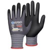 KAYGO Safety Work Gloves MicroFoam Nitrile Coated-KG18NB,Seamless Knit Nylon Glove