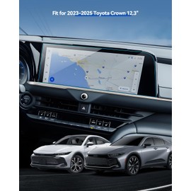 LANTU 2PCS Car Screen Protector for Toyota Crown 2023 2024 2025 Accessories Navigation Nano Touchscreen Protector Film HD Clear Anti Fingerprint 12.3''