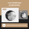 MHW-3BOMBER 51mm Coffee Distributor, Adjustable Espresso Leveler for 51mm Portafilter,
