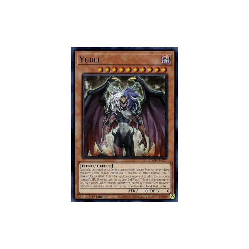YU-GI-OH! Yubel (Silver) - BLC1-EN027 - Ultra Rare - 1st