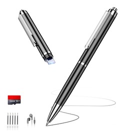 128GB Digital Voice Recorder with USB Type-C, 7200Hrs Recording Storage Recording Device, VOR-Voice Activated Recorder with AI Noise Reduction, MP3 Player, for Lectures Classes Meetings