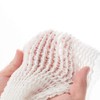 (H concept) Ash Tag (H Tag) Body Wash Towel, White,