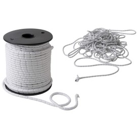 IPEA Lead Tape 25G for Curtains, Curtains, Fabrics, Mosquito Net - 5 Metres - Made in Italy - Various Gramages - Weight, Weighing, Ballast Weight - Lead Braid Colour White - 25 g/m