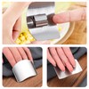 DAIRYCOF 8 Pcs Kitchen Finger Guards Chopping Onion holder Slicer,Adjustable
