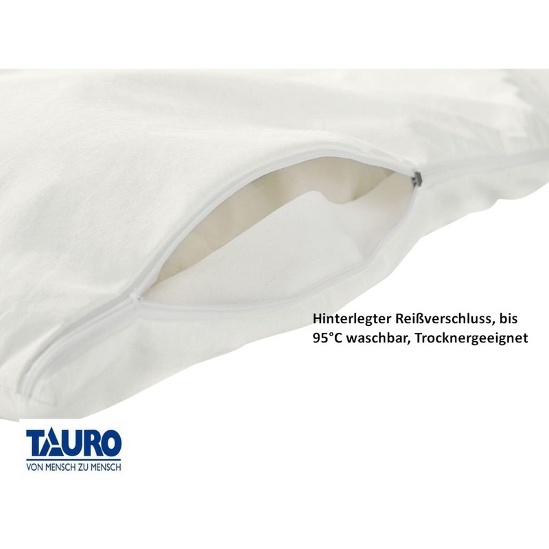 Tauro cushion cover, intermediate cover, encasing mite faeces, TÜV-certified.