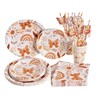 Easy Joy Boho Rainbow Party Tableware Boho Birthday Party Decorations