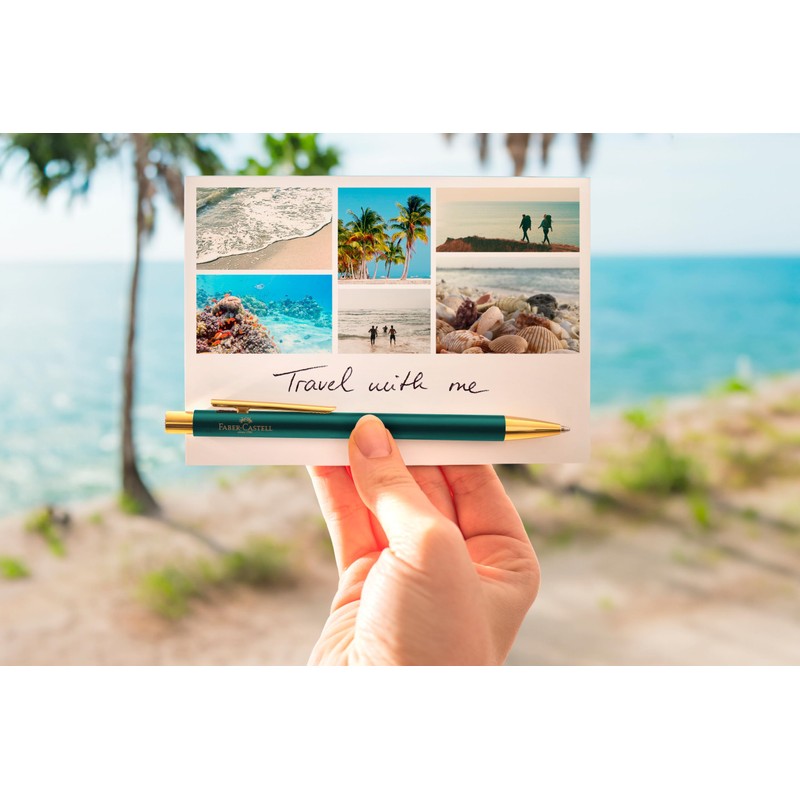 Faber-Castell Neo Slim 141435 Ballpoint Pen Lead Thickness B Gold