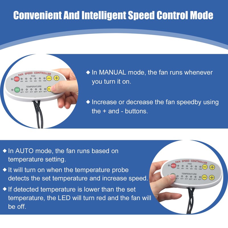 Rv Fridge Ventilation Cooling Fan 5.5"(140mm), 12V RV Fridge Vent