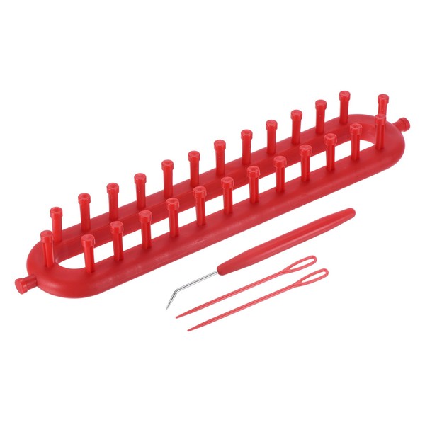 PATIKIL 26 Hooks 26cm Knitting Loom Machines Kit, Plastic Darning