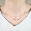Helonley Morse Code Necklace: 925 Sterling Silver Let Them Necklace