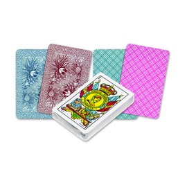 Fournier - Spanische Kartendeck, Blau/Rot (F20995)