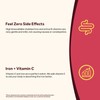 Doctor's Recipes Iron Supplement, Iron Bisglycinate with Vitamin C, B6,