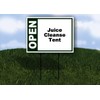 Juice Cleanse Tent Open Green 1 Single Sided 18x24 in