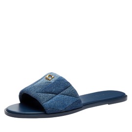 Coach Women's Holly Sandal Platform, Denim, 7