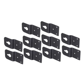 WHAMVOX 10pieces Wall Mount Hook for Surround Sound Speakers Speaker Hanger Plates Smooth Edges Space-Saving Design for Easy Installation and Storage