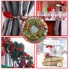 25Pcs Christmas Garland Ties Flexible Decorative Twist Ties, Reusable and