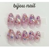 Ice Handmade Nail Tips - Coffin / 아이스 수제네일팁 -