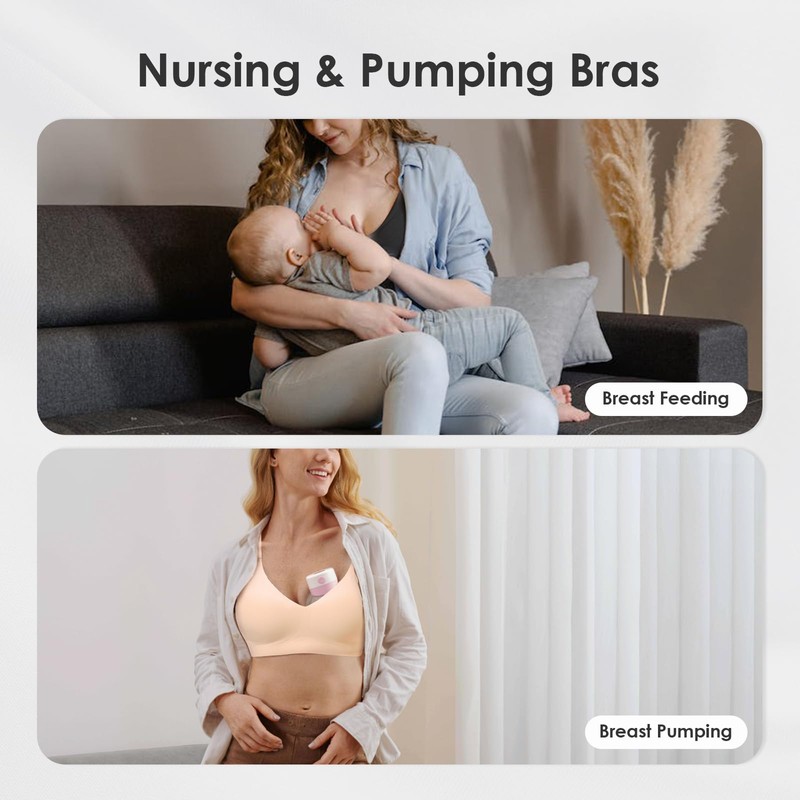 As Fairy Busty Padded Nursing Bras for Pregnant Women Supportive