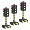 jojofuny Traffic Light Toys 3 Pieces Traffic Light Education Tempran