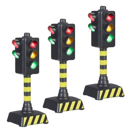 jojofuny Traffic Light Toys 3 Pieces Traffic Light Education Tempran Traffic Light Toy for Toddlers