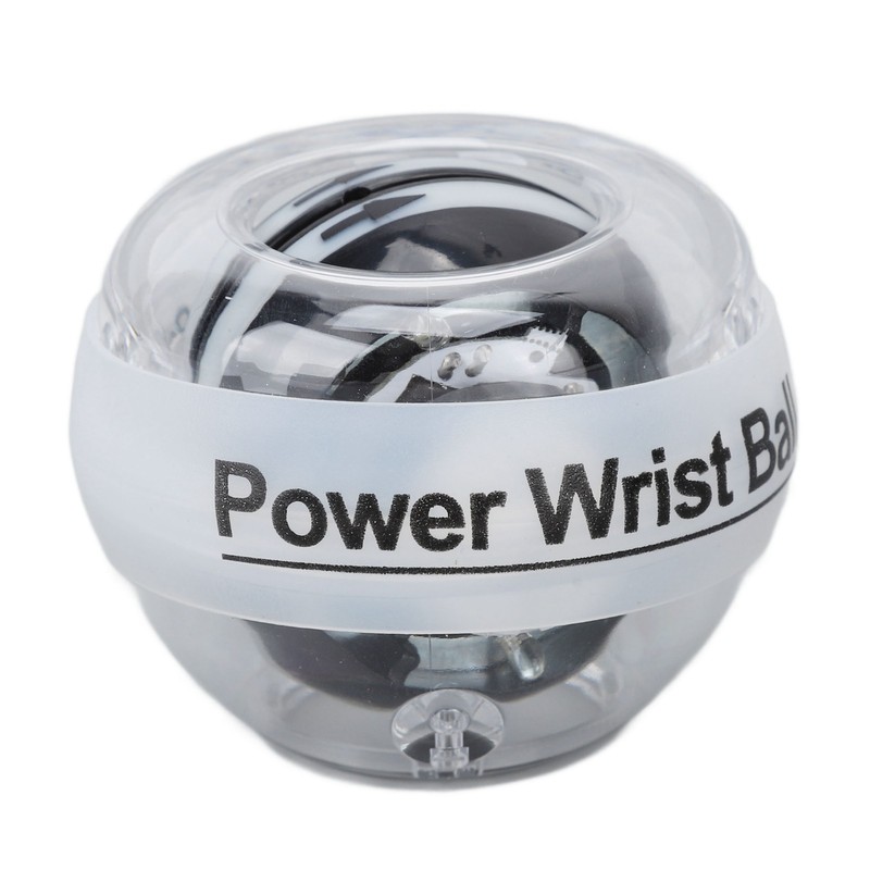 White Wrist Trainer Ball Auto Start Wrist Strengthener Gyroscopic Forearm