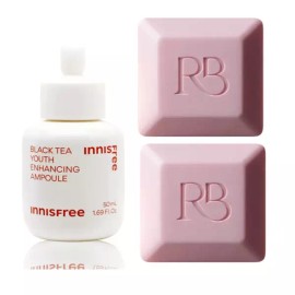 Innisfree 이니스프리 레티놀 시카 흔적 앰플 대용량 50ml+향기비누 2개 Innisfree Retinol Scar Care Ampule Large Size 50ml + Scented Soap 2pcs