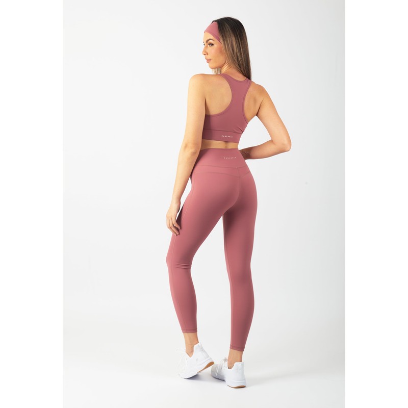 Carlheim Women's Serenita Active Collection X-Back Sports Bra, cranberry