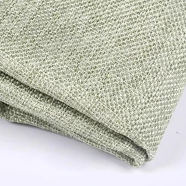 Flushbay Speaker Grill Cloth Linen Single Layer Speaker Fabric Protective Dustproof Mesh Cloth Stereo Fabric Replacement for Home Stage Speakers, Media Cabinet, KTV Box (Light Green, 100 * 146cm)