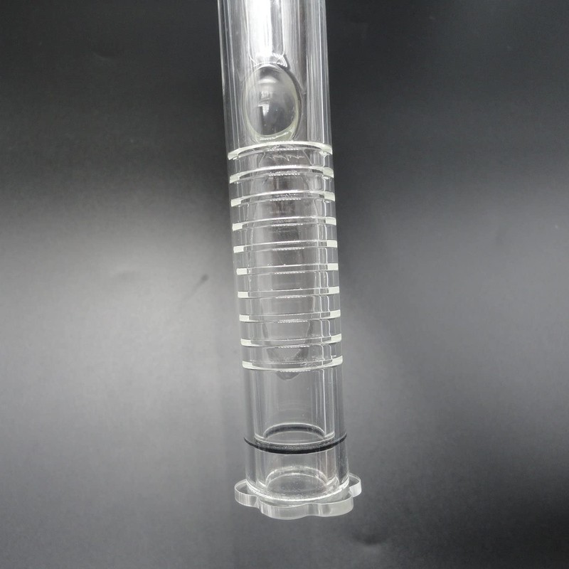 JARDLI Glass Lily Pipe Inflow with Surface Skimmer for Aquarium