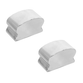 2Pcs Horseshoe Shaped Handrail End Caps Staircase Steps Hand Rail End Cover Stair Railing Accessories for Hotel Lobby, Home