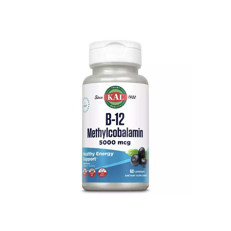 Kal 5000 Mcg B-12 Acai Berry Methylcobalamin, 60 Count