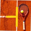 Mikinona 4pcs Tennis Court Line Markers Flat Disc Markers for