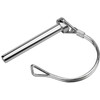 Pack of 10 Folding Pipe Pins with Snap Lock Round