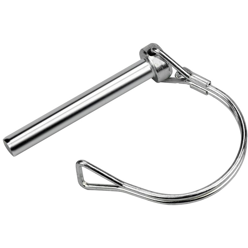 Pack of 10 Folding Pipe Pins with Snap Lock Round