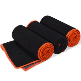 OSHARK Microfiber Cleaning Cloth 3 Pack, 13 x 27.5 inch, Professional Microfiber Towels for Car Wrap, Window Tint, PPF Application, High Absorbent Car Washing Cloth, Lint-Free, Streak-Free, Short Pile