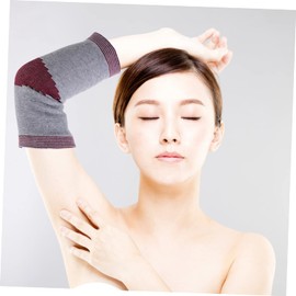 Gatuida 1 Pair Elbow Pads Elbow Protective Guard Elastic Elbow Sleeve Elbow Cushion Brace Arm Support Band Elbow Brace Support Tennis Elbow Support Elbow Guard Golf Men and Women Sports