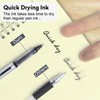 HRLORK Rollerball Pens 16 Pack Black Ink Pens 0.5mm Liquid