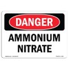 OSHA Danger Sign - Ammonium Nitrate | Aluminum Sign |