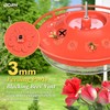 iBorn Hummingbird Feeders for Outdoors Hanging,Bee Proof Hummingbird Feeder with