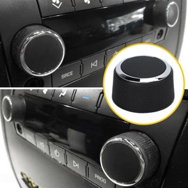 Rear Radio Volume Control Knob, 22912547 ABS Radio Volume Adjust Button Replacement 2 Pcs for Suburban 2007‑2013 console parts console parts