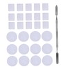 Baluue 56pcs Makeup Palette Tool Spatula and Magnetic Stickers for