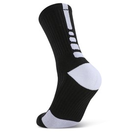 Dingcooler Elite Basketball Socks, Cushioned Athletic Sports Crew Socks for Youth Adult