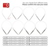 Stainless Steel Circular Knitting Needles Size 0 16inch Length Sweater