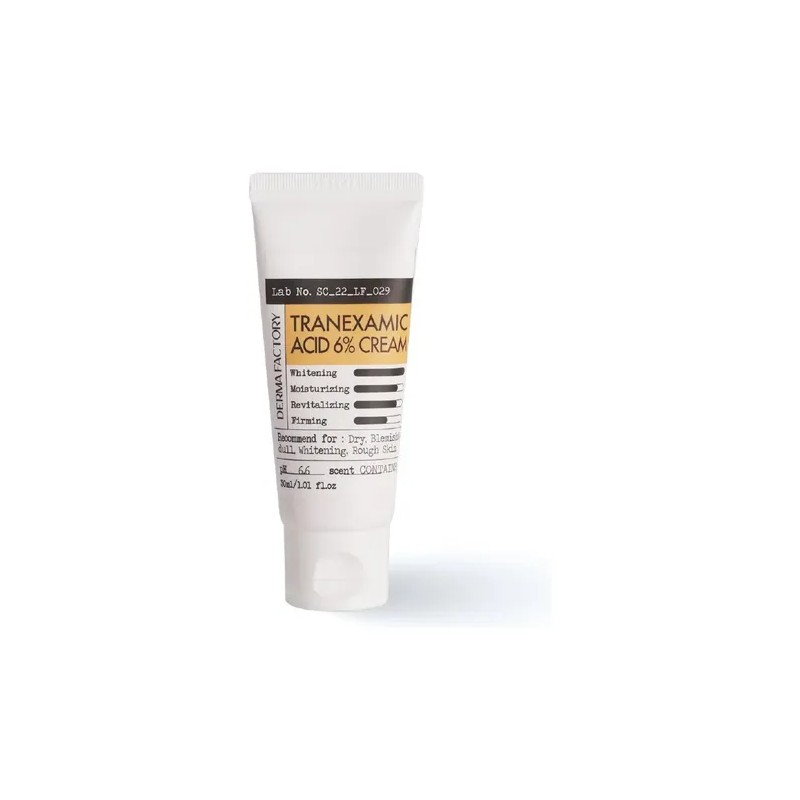 Derma Factory Crema Facial Ácido Tranexámico 6% Libre Parabenos