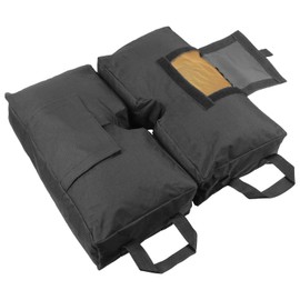 Woodside Square Umbrella Base Weight Sand Bag for Garden Cantilever Parasols, Heavy Duty, 8cm Hole Diameter