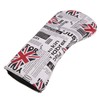 4pcs UK USA Waterproof Headcover Driver Cover Wood Cover Utility