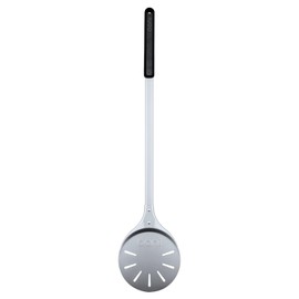 ooni Pizza Turning Peel - 7 Inch Aluminum Perforated Pizza Peel, Lightweight Metal Pizza Turner with Long Handle, Pizza Tools, Pizza Oven Accessories