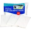 Halsa Car Case Refill Facial Tissues Travel Size Pack for Car or Purse, 12 Packets, 240 Sheets