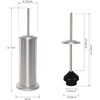 DOWRY Anti-Hand Off Toilet Plunger with Holder for Bathroom,Powerful Efficient
